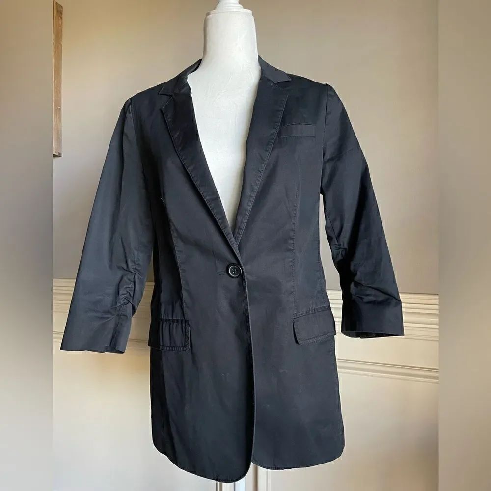 EXPRESS 3/4 Sleeve Black Blazer Size 8
